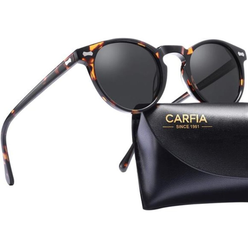 Retro Polarized Sunglasses for Men UV400 Protection Handmade Acetate